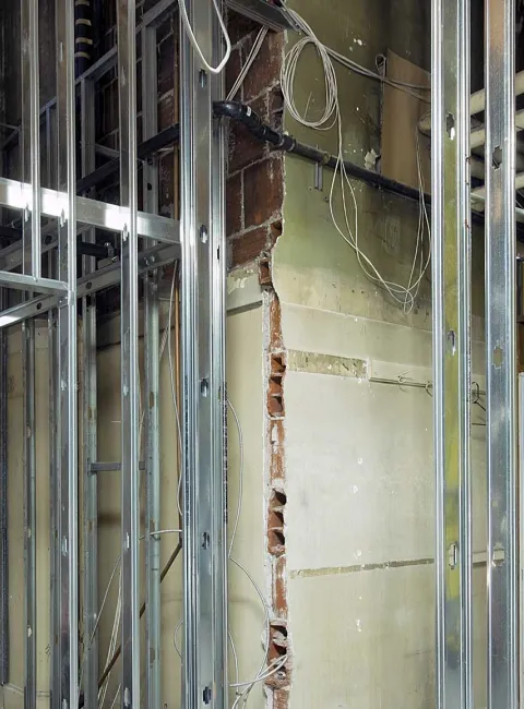 Office space being remodeled